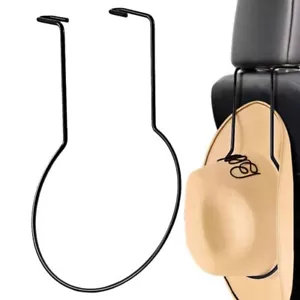 Suspension Car Hat Rack Metal Hard Hat Holder Cowboy Hat Rack Seat Backrest - Picture 1 of 4