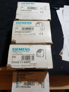 SIEMENS CONTRACTOR CONTROL RELAY 3TH4262-0BB4 3TH4271/3TH4310/3TH4382-0AP0 - Picture 1 of 22