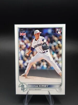 2022 Topps UK Edition George Kirby #111 BASEBALL Rookie Seattle Mariners RC - Image 1 of 2