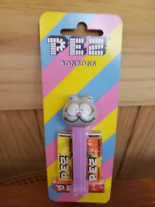 Vintage Garfield Grey Head Pez Dispenser 1996 NOS Candy Stripe Card Sealed Candy - Bild 1 von 4