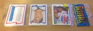 1990 Fleer Baseball Card Pack Jose Canseco Athletics Rich Yett Indians Checklist - Picture 1 of 2