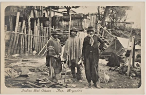 Argentina - Indias del Chaco - Indians - Vintage Photo Postcard - Picture 1 of 2