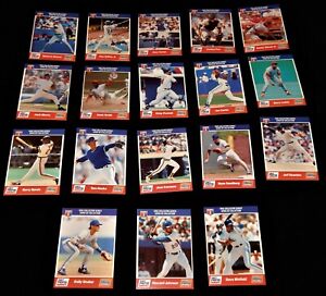 Vintage Baseball Cards, 1992, MLB, DIET PEPSI,LOT OF 18 COLLECTORS SERIES,French
