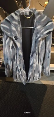 Issac Mizrahi Faux Fur Coat Size S OOAK - Изображение 1 из 3