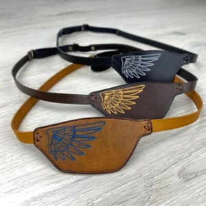 Leather Eye Patch, Eye Patch, Man Eye Patch, Woman Eye Patch - Picture 1 of 8