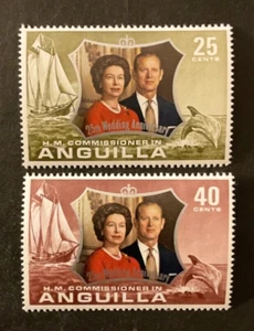 Stamps Anguilla Scott #161-2 never hinged - Picture 1 of 1