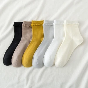 Calze Crew Donna Cotone Colorate Funky Dress Crew Calzini Confezione da 6 - Foto 1 di 11