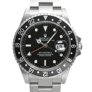 ROLEX GMT-Master II Black Bezel P Serial with Inner Box - 2001 16710 #Mo163 - Picture 1 of 8