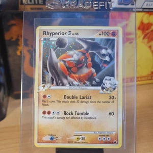 Pokemon Karten - Rhyperior 32/111 - Platinum Rising Rivals - Mint / NM Holo Rare - Bild 1 von 2