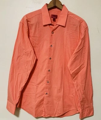 EUC Men’s ALFANI Slim Fit Spread Collar Stretch Dress Shirt Size 16-16.5/34-35 - Image 1 of 3