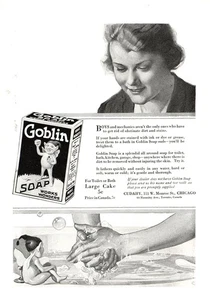 1918 Goblin Soap Cudahy: Boys and Mechanics Vintage Print Ad - Picture 1 of 1