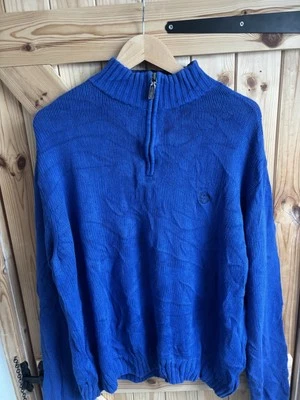 Chaps Men’s Royal Blue Half-Zip Sweater – Size XL - Image 1 of 4