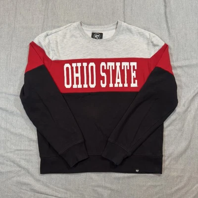 Ohio State Buckeyes Sudadera Para Hombres Grande NCAA Fútbol Cuello Redondo 47 Marca Foto 1 de 4