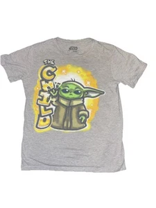 Star Wars Gray T-Shirt Boys Size 10/12 - Picture 1 of 3