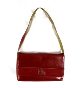 Mondani Red Purse Handbag Size Small Shoulder Magnetic Snap Flap Womens BP2 - Picture 1 of 9