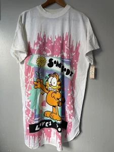 True Vintage 1978 Jim Davis Garfield Shirt Somebody Loves You RARE NWT - Picture 1 of 9