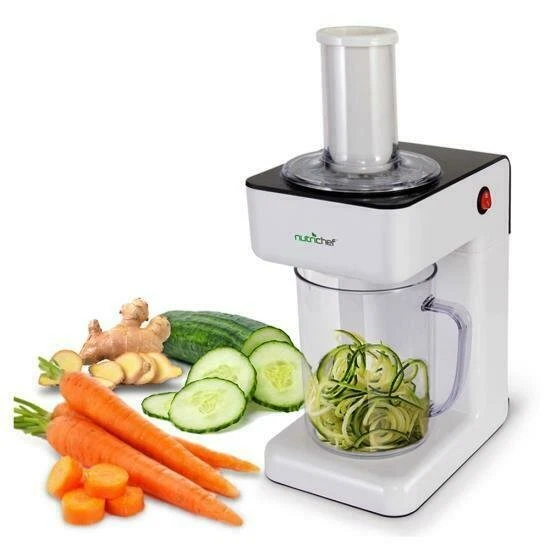 Electric Food Spiralizer, 3-in-1 Food Processor, Salad Shooter, Shredder - Image 1 of 4