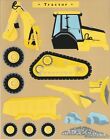 ~ Create a Tractor Mine Mining Rocks Gravel Mrs Grossman Sticker Sheet LRG ~