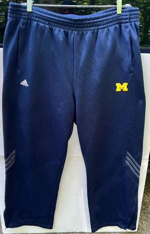 Michigan Wolverines Sweat Pants Adidas Clima Warm Size XXL Cover