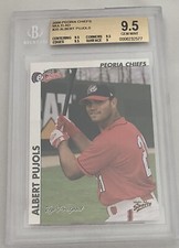 2000 ALBERT PUJOLS BGS 9.5 Prospect MULTI-AD Minor League Rookie Gem Mint RC