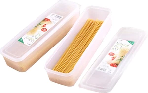 2Pcs Pasta Storage Container Kitchen Spaghetti Food Storage Box - Noodle Caniste - Picture 1 of 9