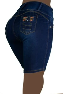 High Waist Stretch Push-Up Colombian Style Levanta Cola Skinny Jeans B44-LA-820B - Picture 1 of 5