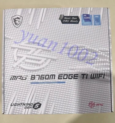 1PCS NEW MSI MPG B760M EDGE TI WIFI Motherboard Fast delivery - Image 1 of 4