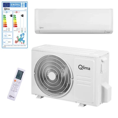 QLIMA Split Klimaanlage Klimagerät Inverter Heizfunktion A+++ 2,6 kW 9.000 BTU - Bild 1 von 4