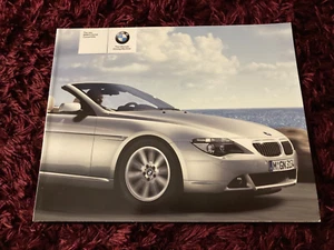 BMW 6 Series Convertible Brochure 2004 - UK Issue 1/2004, E64 shape - 645Ci - Picture 1 of 2