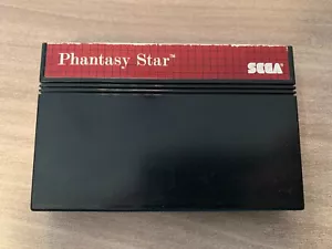 PHANTASY STAR Sega Master System SMS Game Authentic Tested - Picture 1 of 5