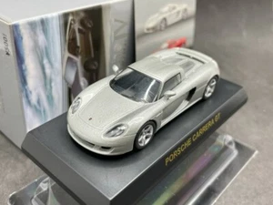 Kyosho 1/64 Porsche collection4 Carrera GT silver diecast model car 51G1 - Picture 1 of 13