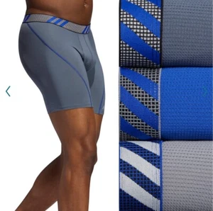 Adidas Mens Performance Mesh Large Boxer Brief 3 Pack - Imagen 1 de 3