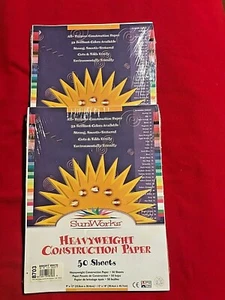 Sun Works Vintage Construction Paper, 9 x 12, White, 50 Sheets 2 Packs (PAC8703) - Picture 1 of 8