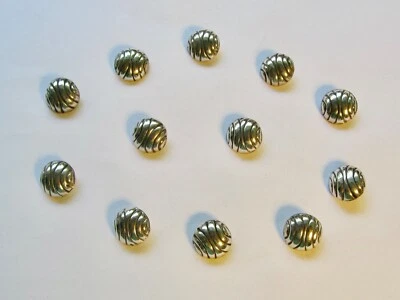 A Dozen Vintage Taxco Sterling Buttons Set 16mm Wide 60's - Image 1 of 4