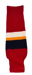 Par de Calcetines Manguera Trenway Hockey Sox Rojo Escarlata Blanco Dorado Azul Marino Intermedio - Imagen 1 de 4