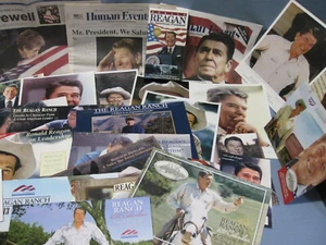 RONALD REAGAN EPHEMERA COLLECTION & AN UNOPENED VHS - Picture 1 of 9