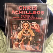 19994 CHRIS ACHILLEOS Series 2 promo card Angels and Amazons #No Number