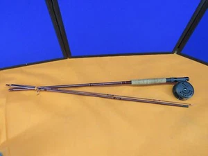 Pflueger 3 Piece 8' Fiberglass Fly Rod #PFLFY 8056 5/6 Weight Rod w/ 1094 Reel - Picture 1 of 4