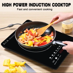 Upgraded Electric Induction Cooktop Portable Ceramic Kitchen Cooker Touch 2200W - Picture 1 of 9