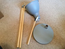 Argos Twyford Task Floor Lamp In Grey - Metal & Wood - Repair