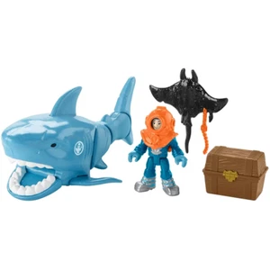 Figuras de tiburón tesoro hundido Fisher-Price Imaginext nuevo juguete para niños - Imagen 1 de 2