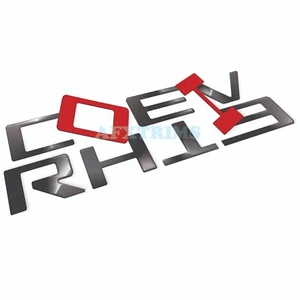 3D BLACK GLOSSY RAISED DOMED TAILGATE LETTERS FOR COLORAD 2023-26 US MADE - Picture 1 of 4