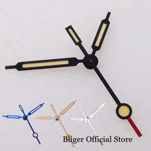 Black Silver Blue Watch Hand fit NH35A NH36A ETA 2824 PT5000 Diving Watch Part - Picture 1 of 13
