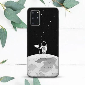 Astronaut On The Moon Space Stars Case For Samsung Note 10 20 S21 S22 S23 S24 FE - Picture 1 of 1