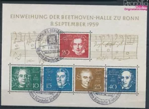 Germania Blocco 2 (completa.edizione) usato 1959 Beethoven (10326117 - Foto 1 di 1