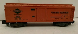 1956-57 AF Orange Plastic 802 IC Reefer Illinois Central American Flyer S-gauge. - Picture 1 of 6