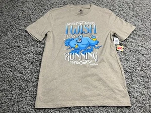 NEW Disney Shirt Adult Small Beige Run Disney Aladdin Genie Wish Running Parks - Picture 1 of 7