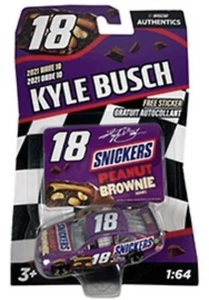 Kyle Busch - Snickers Peanut Brownie - NASCAR Authentics - 2021 Wave 10 - 1/64 - Picture 1 of 1