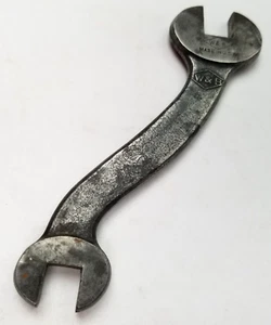Vintage W&B Wrench, 3/8" and 7/16" Open-Ended Wrench 682A Made In U.S.A Mechanic - Picture 1 of 10