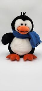 Aeropostale Plush Penguin Aero Blue Scarf Stuffed Animal Soft Toy 14" HTF EXC
